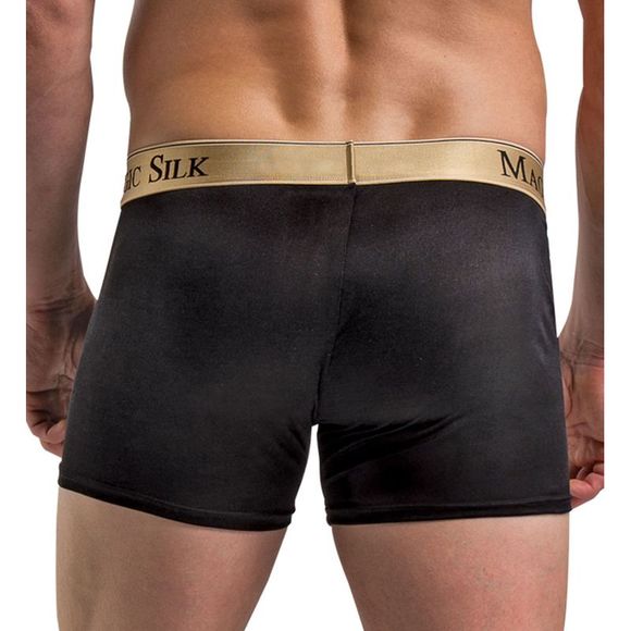 Magic Silk 100% Silk Knit Button Boxer Brief - Cobalt 6786 - Picture 4 of 4